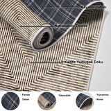 Dekoreko Kaymaz Taban Djt Mutfak Halısı Star Pamuk Modern Mu134