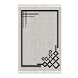 Dekoreko Kaymaz Taban Djt Mutfak Halısı Star Pamuk Saçaklı Modern 1919