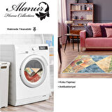 Dekoreko Kaymaz Taban Djt Salon Halısı Yıldız Deri İskandinav S5047