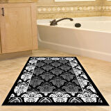 Dekoreko Kaymaz Taban Djt Banyo Halısı Yıldız Deri Modern 700M