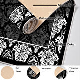 Dekoreko Kaymaz Taban Djt Banyo Halısı Yıldız Deri Modern 700M