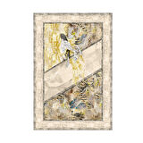 Dekoreko Kaymaz Taban Djt Mutfak Halısı Yıldız Deri Modern 729