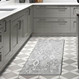 Dekoreko Kaymaz Taban Djt Mutfak Halısı Trend İskandinav F5137