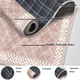 Dekoreko Kaymaz Taban Djt Mutfak Halısı Star Pamuk Modern 603M