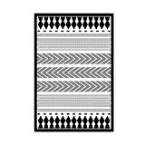 Dekoreko Kaymaz Taban Djt Salon Halısı Yıldız Deri İskandinav M1273