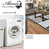 Dekoreko Kaymaz Taban Djt Salon Halısı Yıldız Deri İskandinav M1273