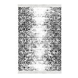 Dekoreko Kaymaz Taban Djt Salon Halısı Yıldız Deri Saçaklı İskandinav Mu123