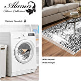 Dekoreko Kaymaz Taban Djt Salon Halısı Yıldız Deri Saçaklı İskandinav Mu123