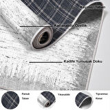 Dekoreko Kaymaz Taban Djt Mutfak Halısı Star Pamuk Modern 1342