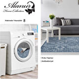 Dekoreko Kaymaz Taban Djt Salon Halısı Trend Saçaklı İskandinav F5137