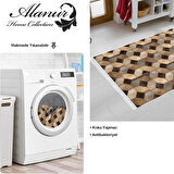 Dekoreko Kaymaz Taban Djt Mutfak Halısı Star Pamuk Saçaklı Modern 1926