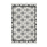 Dekoreko Kaymaz Taban Djt Banyo Halısı Star Pamuk Saçaklı Modern 1913