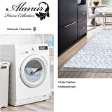 Dekoreko Kaymaz Taban Djt Mutfak Halısı Trend Saçaklı Modern 757