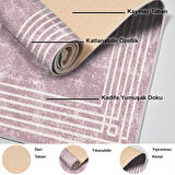 Dekoreko Kaymaz Taban Djt Salon Halısı Yıldız Deri Modern M5142