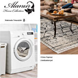 Dekoreko Kaymaz Taban Djt Salon Halısı Trend Saçaklı İskandinav M5141