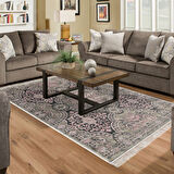 Dekoreko Kaymaz Taban Djt Salon Halısı Trend Saçaklı Modern 659M