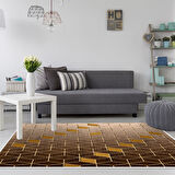 Dekoreko Kaymaz Taban Djt Salon Halısı Yıldız Deri Modern 719