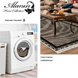 Dekoreko Kaymaz Taban Djt Salon Halısı Trend Saçaklı Modern 1912