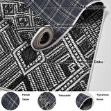 Dekoreko Kaymaz Taban Djt Mutfak Halısı Star Pamuk Modern 2029