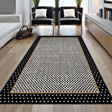 Dekoreko Kaymaz Taban Djt Salon Halısı Yıldız Deri Modern 604M