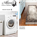 Dekoreko Kaymaz Taban Djt Mutfak Halısı Star Pamuk Saçaklı Modern F5049