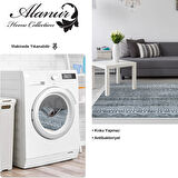 Dekoreko Kaymaz Taban Djt Salon Halısı Star Pamuk Saçaklı İskandinav F5087