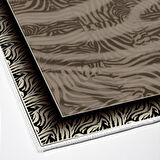 Dekoreko Kaymaz Taban Djt Mutfak Halısı Yıldız Deri Modern 1912