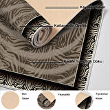 Dekoreko Kaymaz Taban Djt Mutfak Halısı Yıldız Deri Modern 1912