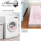 Dekoreko Kaymaz Taban Djt Mutfak Halısı Yıldız Deri Saçaklı Modern M5142