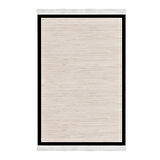 Alanur Home Kaymaz Taban Djt Banyo Mutfak Salon Halı  Trend Saçaklı Dokuma Desen E5007