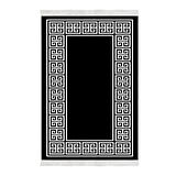 Dekoreko Kaymaz Taban Djt Banyo Halısı Trend Saçaklı Modern 608M