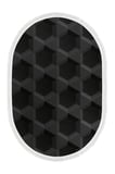 Kaymaz Dijital Mutfak & Salon Halı Trend Saçaklı Oval Geometrik E5016