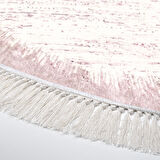 Dekoreko Kaymaz Taban Djt Mutfak Halısı Star Pamuk Saçaklı Yuvarlak Modern 1342