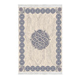 Dekoreko Kaymaz Taban Djt Salon Halısı Star Pamuk Saçaklı Modern 1319