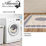 Dekoreko Kaymaz Taban Djt Salon Halısı Star Pamuk Saçaklı Modern 1319