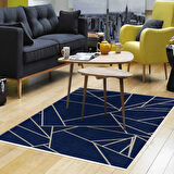 Dekoreko Kaymaz Taban Djt Salon Halısı Yıldız Deri Modern 717