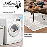 Dekoreko Kaymaz Taban Djt Salon Halısı Star Pamuk Modern M5076