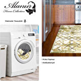 Dekoreko Kaymaz Taban Djt Mutfak Halısı Star Pamuk Modern M5026