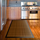 Alanur Home Kaymaz Taban Djt Banyo Mutfak Salon Halı Yıldız Deri Dokuma Desen E5007