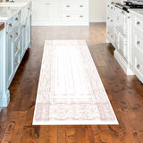 Dekoreko Kaymaz Taban Djt Mutfak Halısı Yıldız Deri Modern M5076