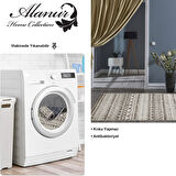 Dekoreko Kaymaz Taban Djt Salon Halısı Star Pamuk İskandinav F5078