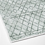 Dekoreko Kaymaz Taban Djt Mutfak Halısı Star Pamuk İskandinav F5079