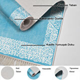 Dekoreko Kaymaz Taban Djt Banyo Halısı Trend Saçaklı Modern 1460