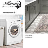 Dekoreko Kaymaz Taban Djt Mutfak Halısı Yıldız Deri Modern 659M