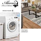 Dekoreko Kaymaz Taban Djt Salon Halısı Star Pamuk Saçaklı İskandinav F5080