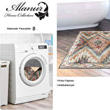 Dekoreko Kaymaz Taban Djt Banyo Halısı Yıldız Deri İskandinav F5003