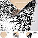 Dekoreko Kaymaz Taban Djt Mutfak Halısı Yıldız Deri İskandinav Mu123