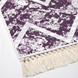 Dekoreko Kaymaz Taban Djt Mutfak Halısı Trend Saçaklı İskandinav F5128