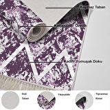 Dekoreko Kaymaz Taban Djt Mutfak Halısı Trend Saçaklı İskandinav F5128