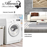 Dekoreko Kaymaz Taban Djt Salon Halısı Star Pamuk Saçaklı Modern 657M